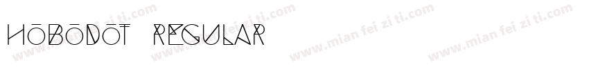 HoboDOT Regular字体转换